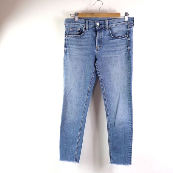Rag & Bone Raw Hem Skinny Jeans size 29 - Picture 1 of 5